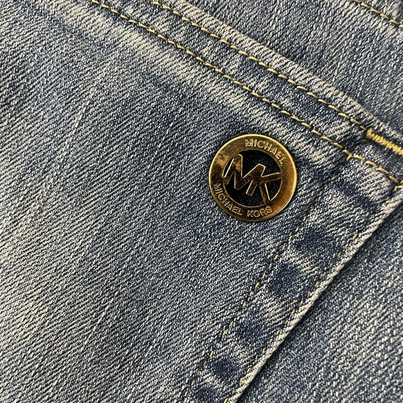 *NWT* Michael Kors Izzy Skinny Jeans, Zipper Pockets, Verushka Wash - Picture 12 of 16